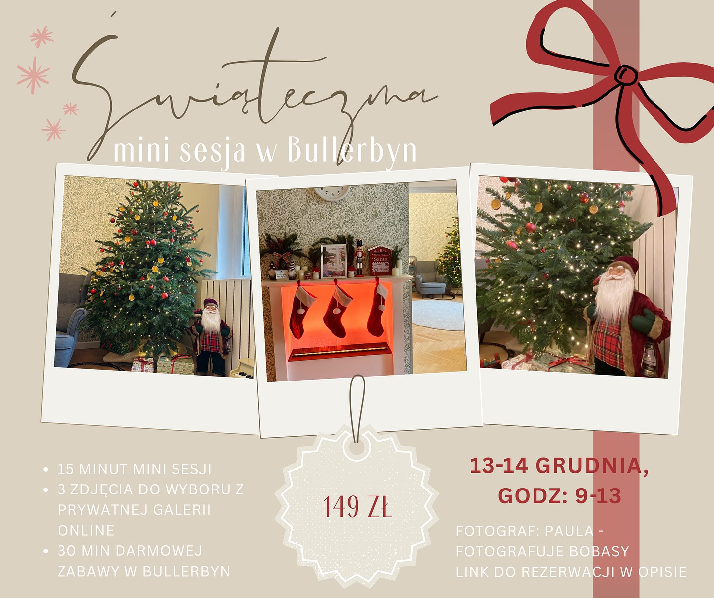 Świąteczne sesje w Bullerbyn
